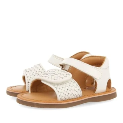 Afbeelding van Gioseppo DE CON Y Cierre Ajustable PARA Athena Babyschoenen voor kinderen, Maat: 20, Blanco Leer
