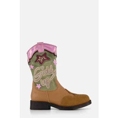 Afbeelding van Shoesme NW25W008 A MeisjesLaarzenKinderlaarsjes Kleur: Bruin Maat: 27