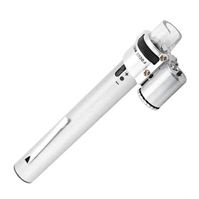 Afbeelding van 100X Mini Handheld Pocket Pen Microscoop Magnifier Ingebouwde LED Licht Focus Verstelbare Identificatie Draagbare Diamond Sieraden