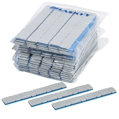 Afbeelding van Balanceergewichten, 25 repen, zwart, wiellood, voor autobanden/wielen, 4 x 5 g + 4x 10 g, plakgewichten
