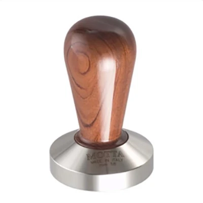 Afbeelding van Motta Koffie Tamper Bubinga Hout/RVS 58 mm