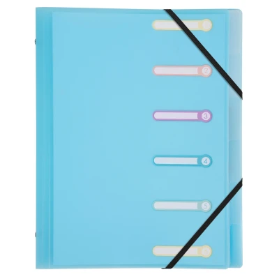 Afbeelding van Sorteermap PP Chroma line 3klep 6v pastel per 10