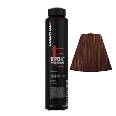 Afbeelding van Goldwell Topchic Depot Bus 6N@KK Donkerblond Eluminated Intens Koper 250 ml