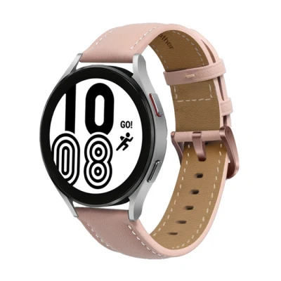 Afbeelding van Garmin Approach S12 / S40 S42 Premium Leather bandje Lichtroze