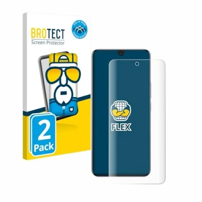 Afbeelding van BROTECT Full Cover Screen Protector voor Xiaomi 14 Ultra (2 Stuks) Schermbeschermer, 3D Curved