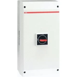 Afbeelding van Abb lastscheider hoofdschakelaar 3 polig 125a 690v nood ip65 draaigreep rood schroef 1sca022401r3270