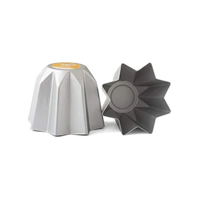 Afbeelding van Decora, 0062689 Professionele Pandoro vorm, diameter 23,5 x 17 cm, ideaal voor de productie van een 1 kg Pandoro, geanodiseerd aluminium, zonder laspunten, professioneel design.