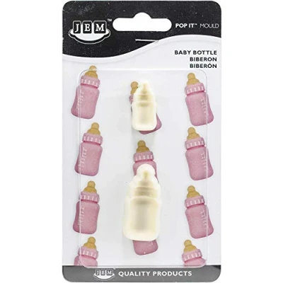 Afbeelding van JEM Pop it uitsteker/mal Baby bottle (baby flesje) set/2