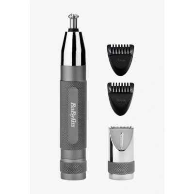 Afbeelding van BaByliss Super X Metal Series Precisietrimmer E116E Neustrimmer, wenkbrauwtrimmer incl. 2 opzetkammen