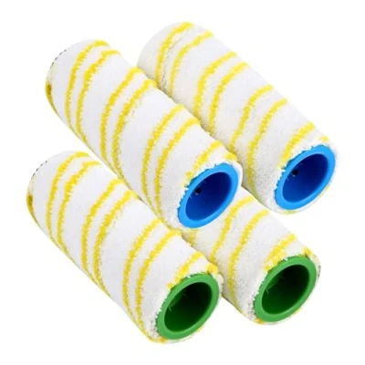 Afbeelding van Reserveonderdelen, stofzuigerborstel voor Kärcher FC3, FC3D, FC5, FC7, geel, 4 stuks
