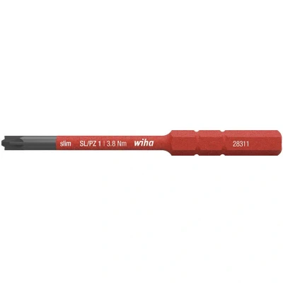 Afbeelding van Wiha Bit slimBit electric PlusMin/Pozidriv (34589) SL/PZ1 x 75 mm