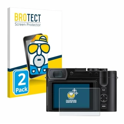Afbeelding van BROTECT (2 Stuks) Antireflecterende Beschermfolie voor Leica Q3 43 Anti Glare Screen Protector, Mat, Ontspiegelend