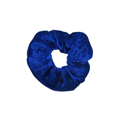 Afbeelding van Set van 2 fluwelen scrunchies (koningsblauw)