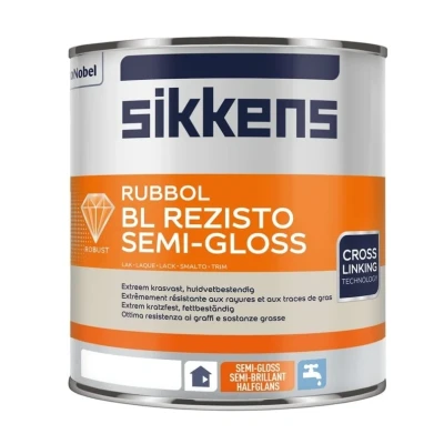 Afbeelding van Sikkens Rubbol BL Rezisto Semi Gloss Lak 1 liter Mengbaar