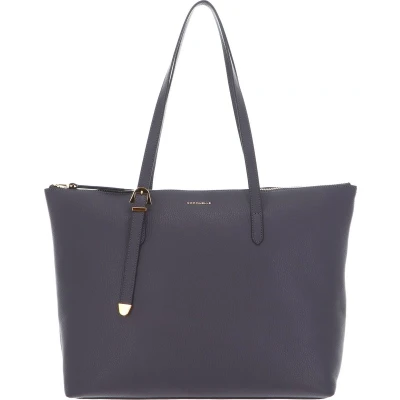 Afbeelding van Coccinelle Leren Schoudertas Gleen Handbag Ardesia Antraciet