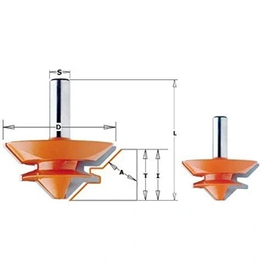 Afbeelding van CMT verstekfrees Ø 70 x 31,7 mm. S=Ø12