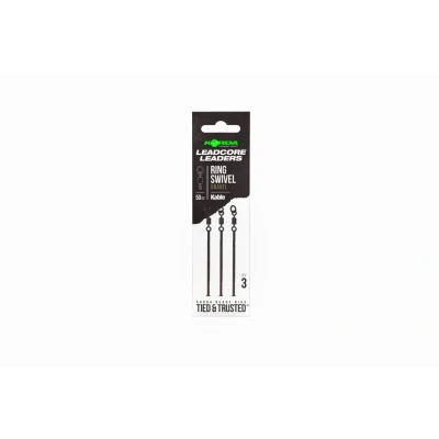 Afbeelding van Korda Kable Leadcore Leader Ring Swivel 50cm