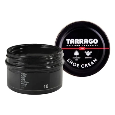 Afbeelding van Tarrago schoencrème 018 zwart 50ml