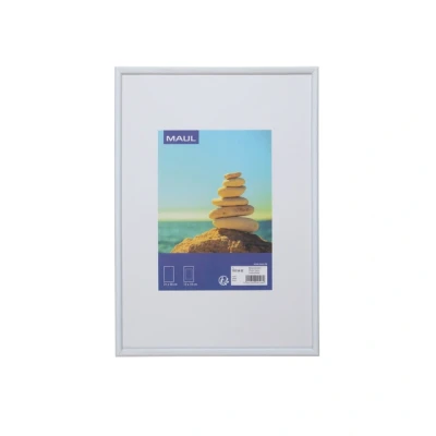 Afbeelding van Fotolijst MAUL art 21x30cm kunststof frame wit