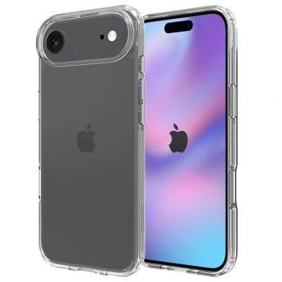 Afbeelding van Apple iPhone 17 Air Hoesje Kunststof Accezz Softcase/Backcover Transparant Telefoonhoesje Shockproof/Valbescherming
