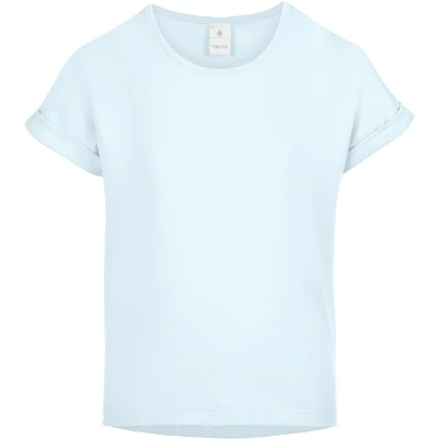 Afbeelding van Merry Style Meisjes T shirts Sport Crop Gym Yoga Hardlopen Lichtblauw 116 MS MS10 468 BL
