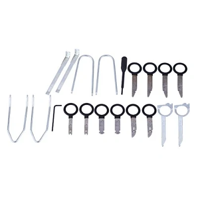 Afbeelding van Autoradio Audio Removal Tool, 20 stks Universele Verwijdering Installeer Key Kit Stereo Dash CD speler Tool Set Carrosserie kits