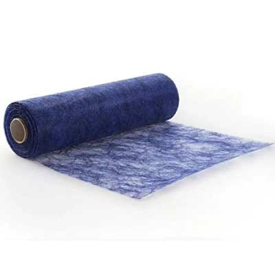 Afbeelding van Protinam Tafelloper, kunstvezel, 7570 donkerblauw, 5m, 5