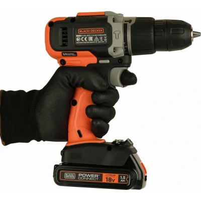 Afbeelding van Black+Decker 18V accuklopboor incl. 1.5Ah accu+lader