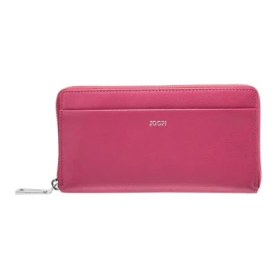Afbeelding van JOOP! Leren Portemonnee Lantea Yura Purse Carmine Roze