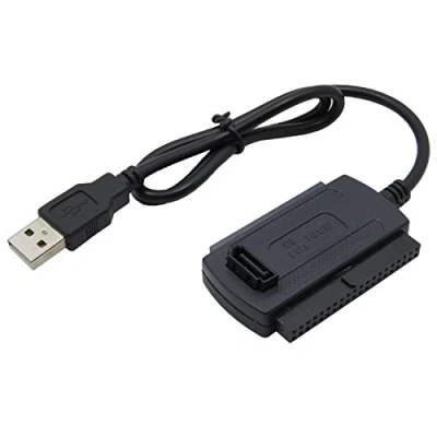 Afbeelding van Xingdianfu USB 2.0 naar IDE SATA adapter converter kabel voor 2,5 3,5 inch harde schijven HDDs SSDs en adapterkabel
