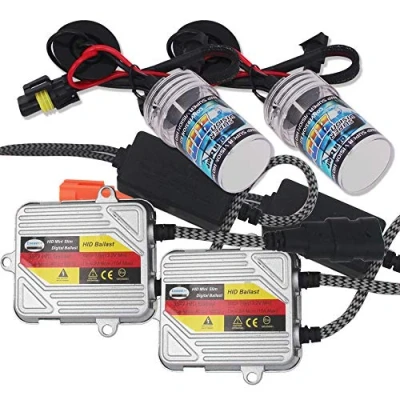 Afbeelding van Eseastar H7 HID conversiekit met 2 6000K xenon witte lampen en 35W 12V voorschakelapparaten