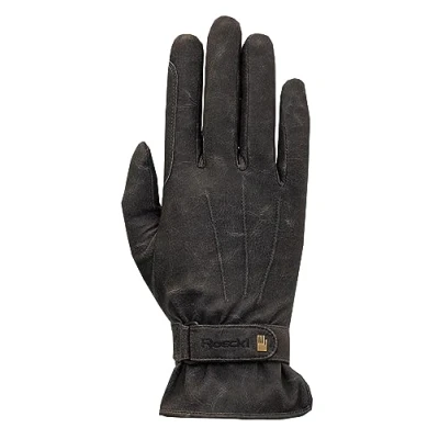 Afbeelding van Roeckl Sports Paardrijhandschoen Weymouth, toernooi winterhandschoen, zwart stonewashed 8