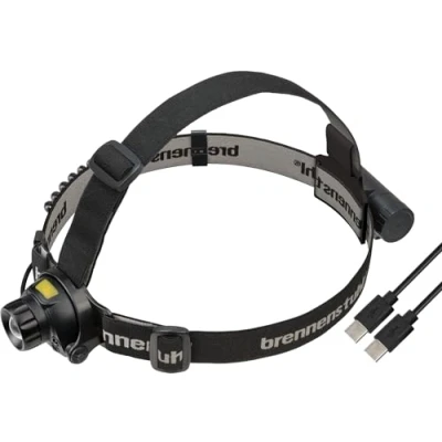 Afbeelding van Brennenstuhl LuxPremium LED oplaadbare sensor hoofdlamp SL 401 AF/koplamp met (hoofdlamp USB C rood licht voor buiten IP44, OSRAM LED, 400lm, tot 50u lichtduur)