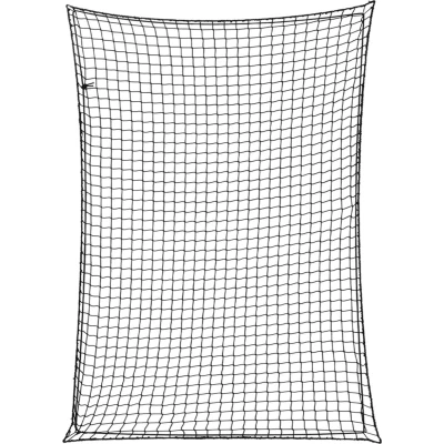 Afbeelding van vidaXL Aanhangwagennet elastisch touw 3,5x2,5 m polypropeen zwart