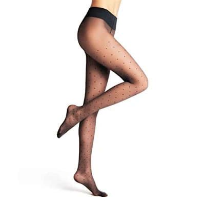 Afbeelding van FALKE Dames Panty Dot Vitalize 20 DEN W TI Sheer Met vormgevend effect 1 Stuk, Blauw (Marine 6179), XL