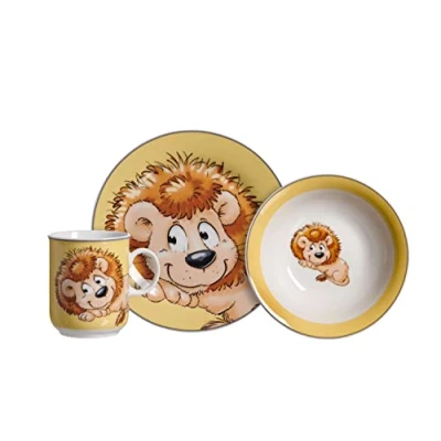Afbeelding van Ritzenhoff &amp; Breker Kinderservies Happy Zoo, Leo, 3 delig