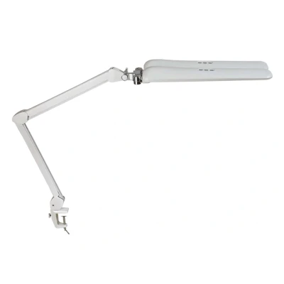Afbeelding van Werkpleklamp MAUL Craft duo LED tafelklem dimbaar wit