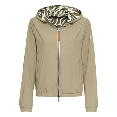 Afbeelding van camel active Wende MIT Allover UND Seite Jas, Dames, Maat: 38, Sage