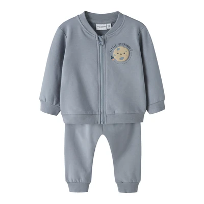 Afbeelding van NAME IT Joggingpak &#039;NBMVONNE&#039; duifblauw / lichtgeel zwart
