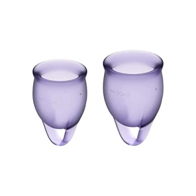 Afbeelding van Satisfyer Feel Confident Menstruatie Cups Lila