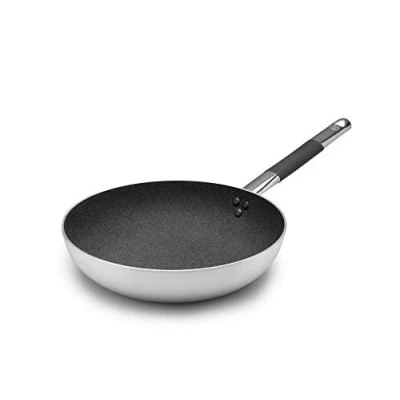 Afbeelding van Pentole Agnelli Line Shark Skin braadpan, hoog, zilverkleurig, 20 cm