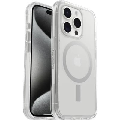 Afbeelding van Otterbox Symmetry Clear Magsafe iPhone 15 Pro Transparant