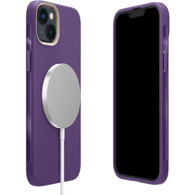 Afbeelding van CYRILL by Spigen UltraColor Mag Cover Compatibel met iPhone 14 Plus 6.7&quot; (2022) Premium Liquid TPU Full Body Protection Case Taro