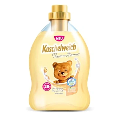 Afbeelding van Kuschelweich wasverzachter Premium glamour met amandelolie, bijzondere knuffelzachte geur, 750 ml