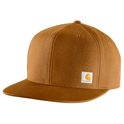 Afbeelding van Carhartt Honkbalpet voor heren met platte rand, Bruin (Carhartt Brown), One Size