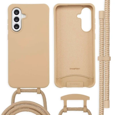 Afbeelding van imoshion Hoesje Geschikt voor Samsung Galaxy A36 / A56 Color Backcover met afneembaar koord Nude