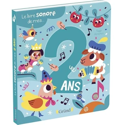 Afbeelding van Le Livre sonore de mes 2 ans avec 6 puces À partir
