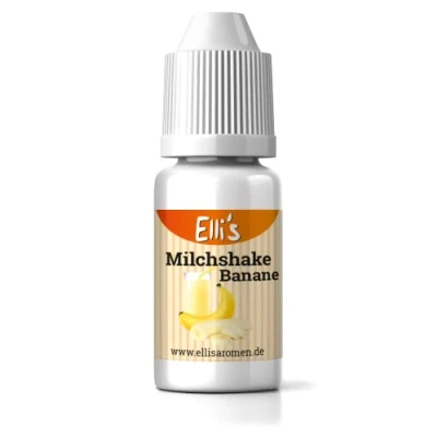 Afbeelding van Ellis Aromen Milkshake Banaan Voedselaroma vloeibaar voor levensmiddelen en vloeistoffen, om te bakken, koken, zoals pap kwark caloriearm