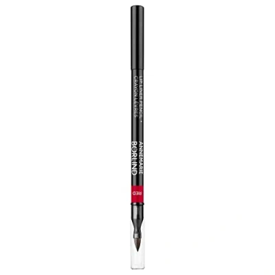 Afbeelding van ANNEMARIE BÖRLIND Lippen, effectieve natuurlijke schoonheid, lipliner potlood, rood, voor nauwkeurig ondertekenen, eenvoudig blenden, soepele vulling, veganistisch, 1 g