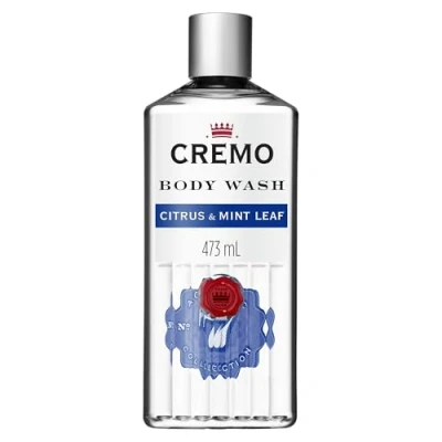 Afbeelding van Cremo Cooling Citrus and Mint Leaf Body Wash, Citrus/Mint Leaf, 16 Fl Oz / 473 ml